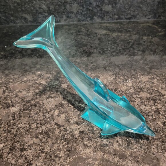 Vintage Murano Glass Dolphin Figurine 1960s Art Italy Formia Zanetti? - Picture 3 of 10